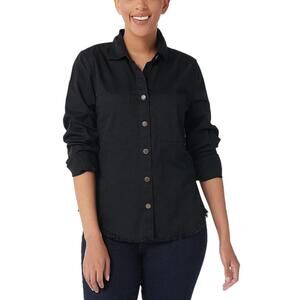 Seed to Style Organic Cotton Twill Button-Down Shirt w/ Fray Night - Regular